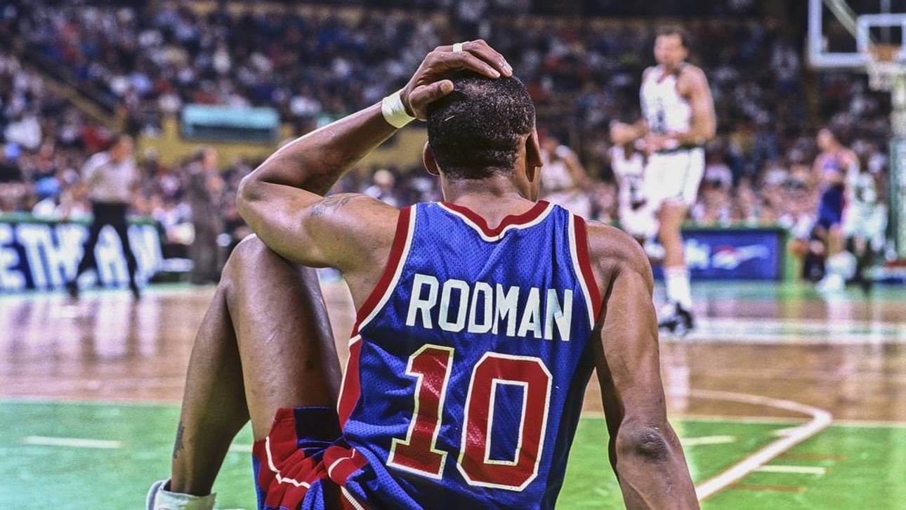 Dennis Rodman startete seine Karriere bei den Detroit Pistons 