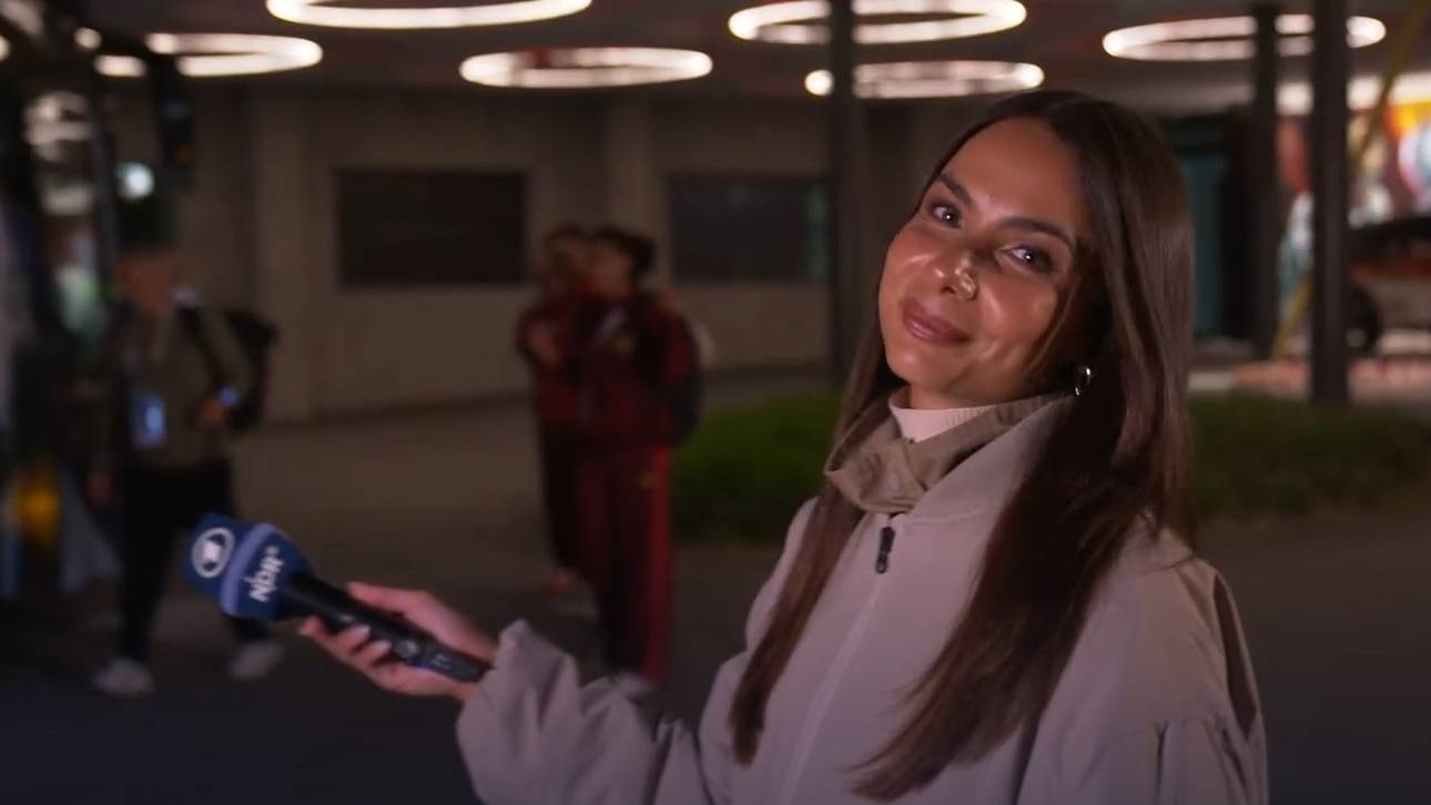 ARD-Reporterin Lea Wagner ließ die Zuschauer an einem privaten Moment der DFB-Spielerinnen teilhaben