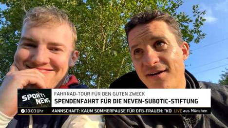 Jannis Brandt und Lorenz Freimuth hatten die Idee, mit dem Fahrrad zum CL-Finale nach Wembley zu fahren. In den SPORT1 News gibt das Duo ein Reise-Update,