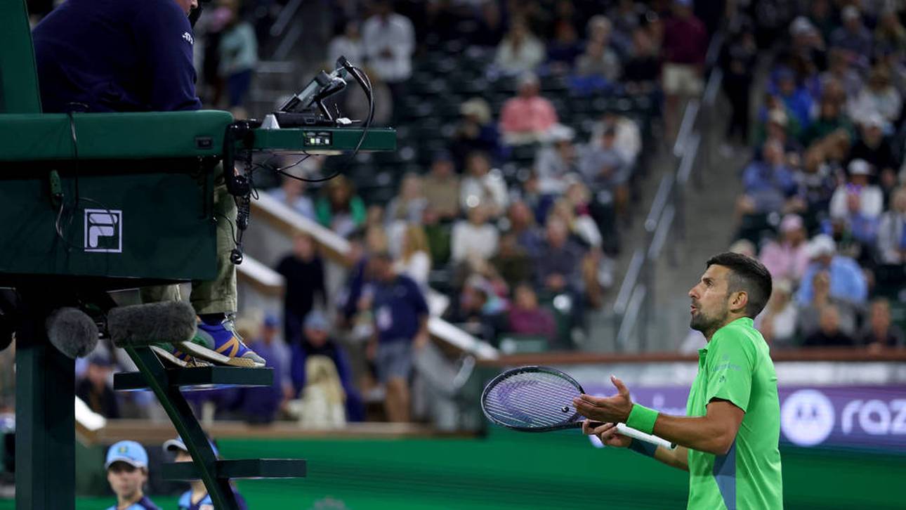Djokovic pöbelt gegen Schiedsrichter