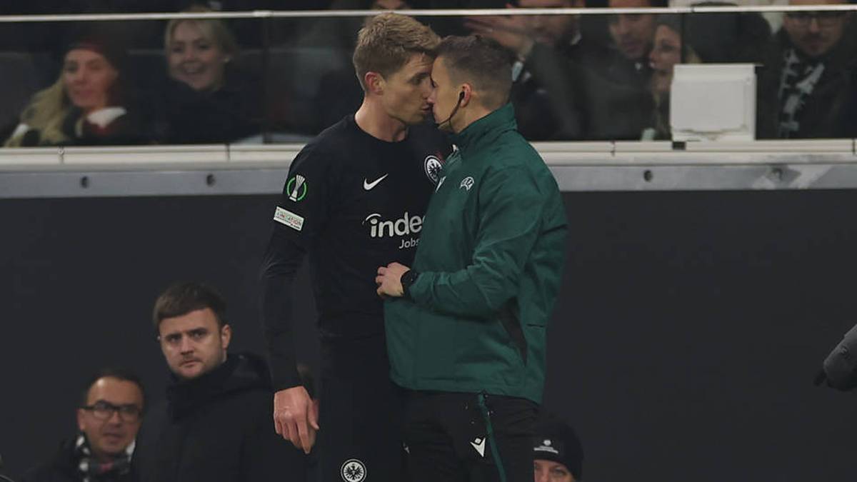 Kristijan Jakic flog bei der Niederlage von Eintracht Frankfurt vom Platz und rastete aus
