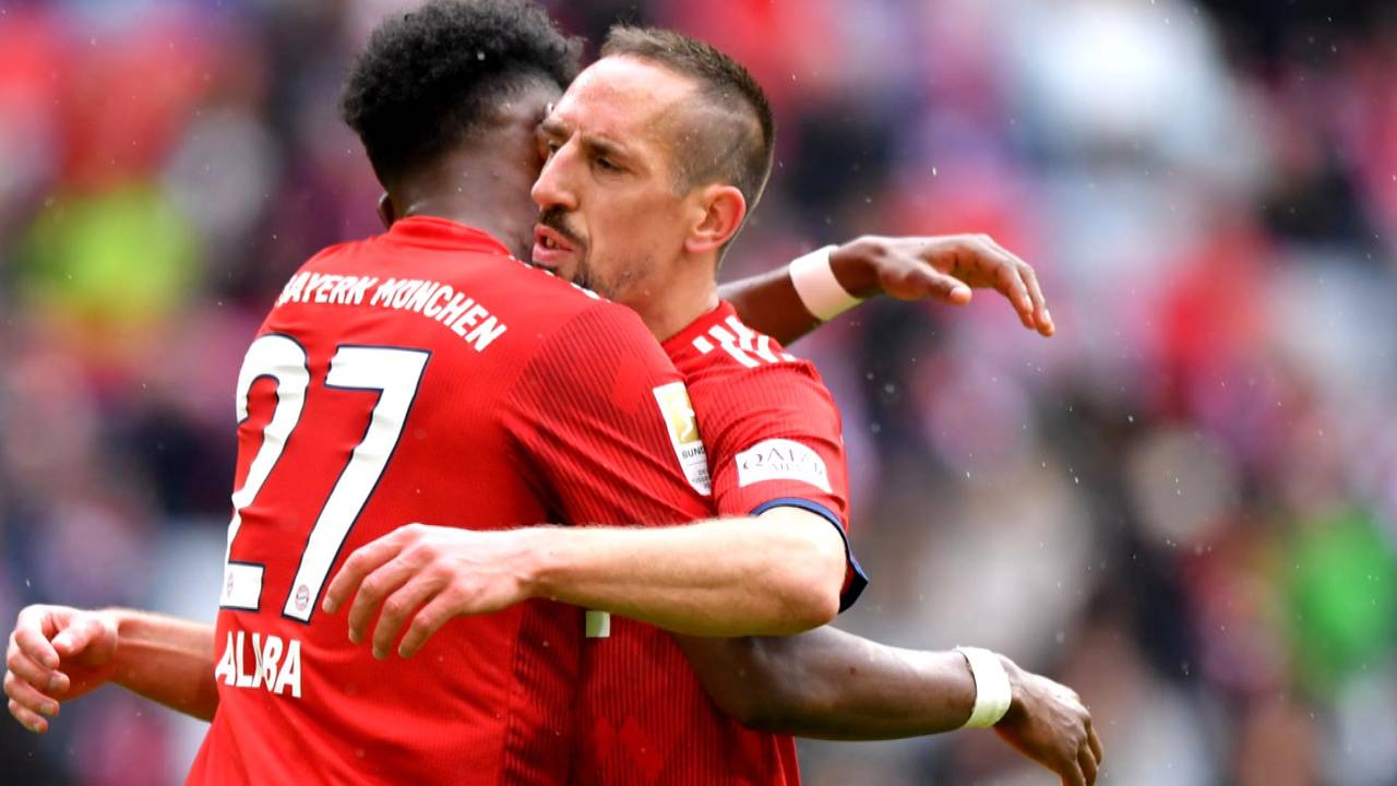 FC Bayern: David Alaba dankt Franck Ribery
