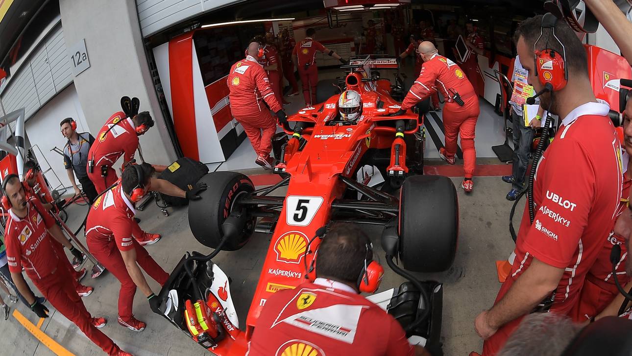 Probleme an Vettels Ferrari