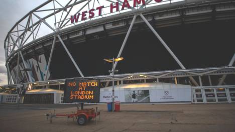 Auch im London Stadium (West Ham United) wird aktuell nicht gespielt