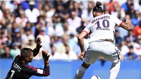 Zlatan Ibrahimovic verletzte sich im Supercup gegen Lyon