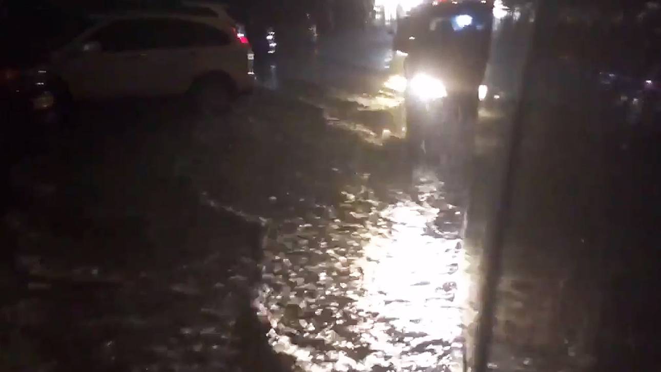 Mainz-Empfang mit Regenchaos