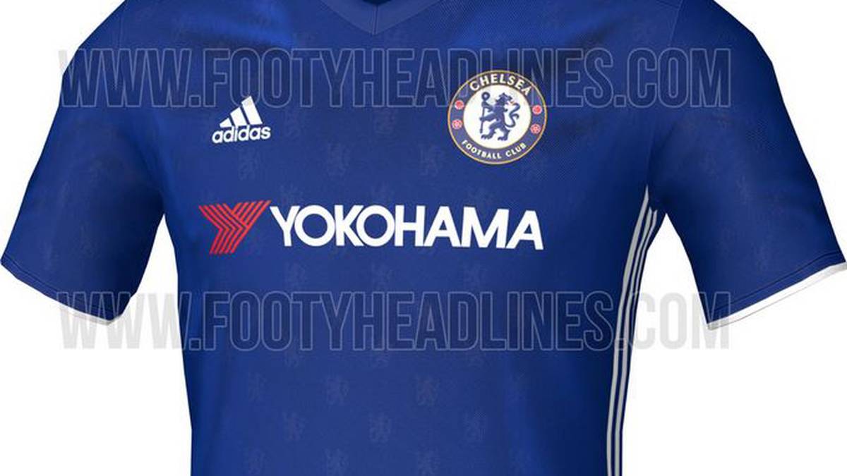 Auch der FC Chelsea bleibt sich treu - und dunkelblau. An den Seiten kommen drei weiße Streifen dazu. Als Tribut an den Ausrüster
