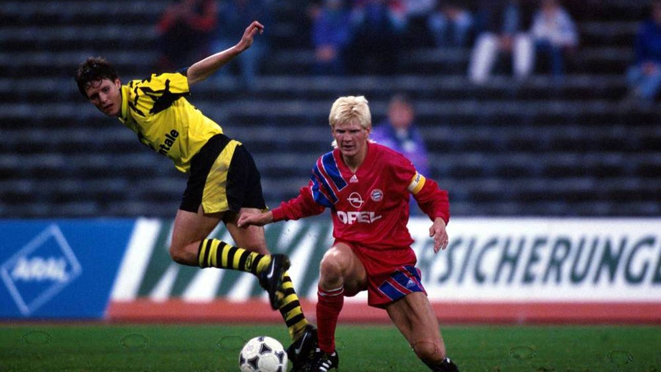 Auch Stefan Effenberg ging gegen den BVB auf die Knie