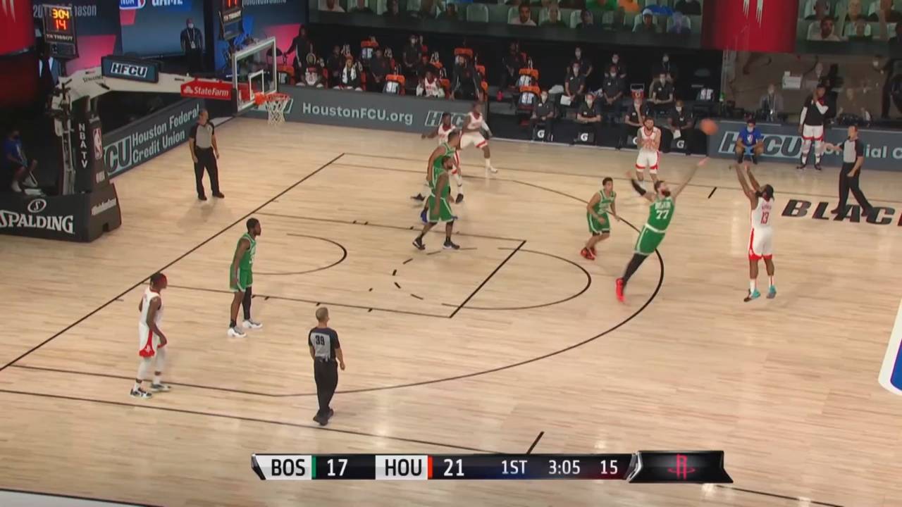 James Harden von den Houston Rockets mit Gala gegen die Boston Celtics