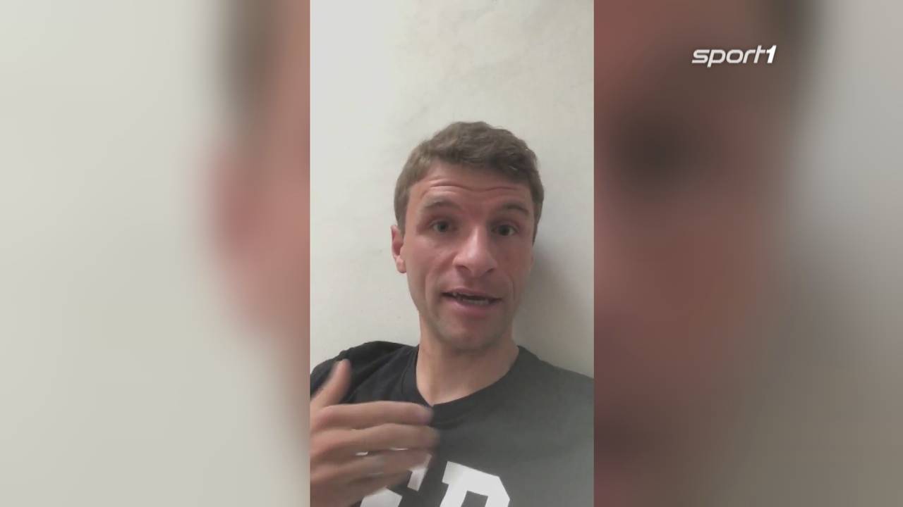 Thomas Müller vom FC Bayern reagiert auf den Rüffel von Hasan Salihamidzic
