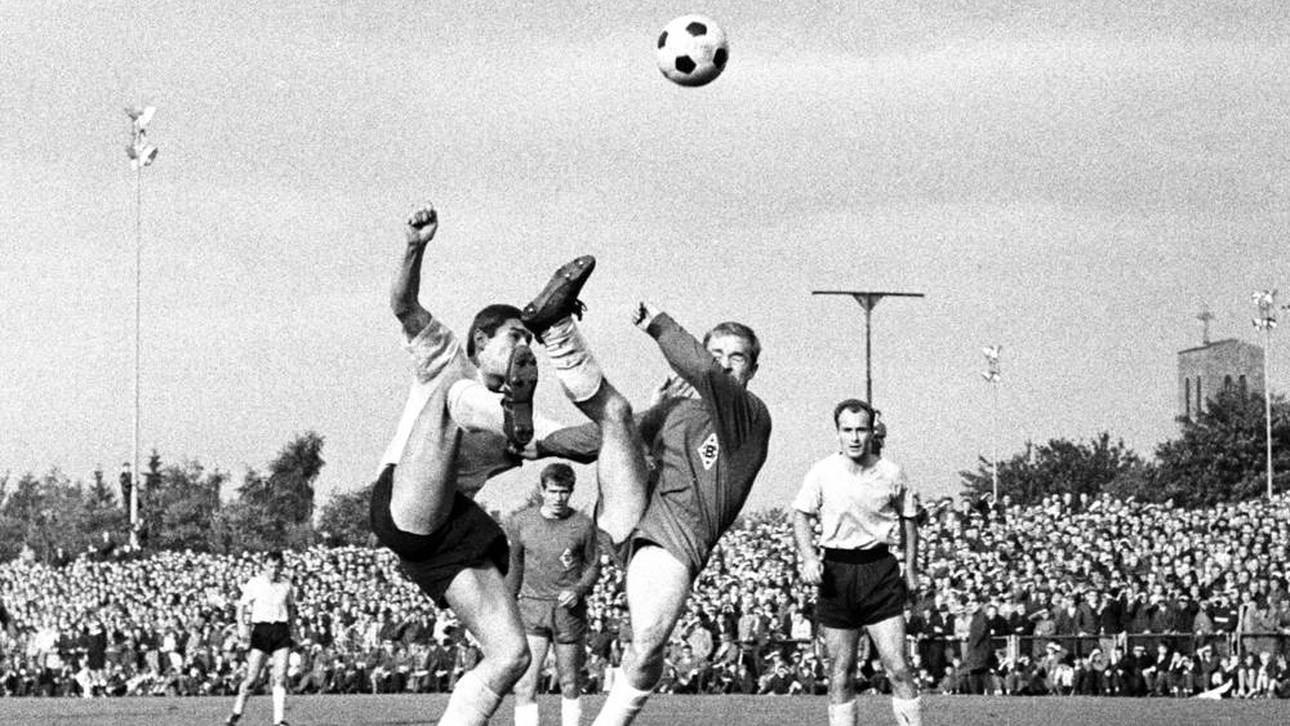 Gladbach und Dortmund lieferten sich im September 1965 ein spektakuläres Duell
