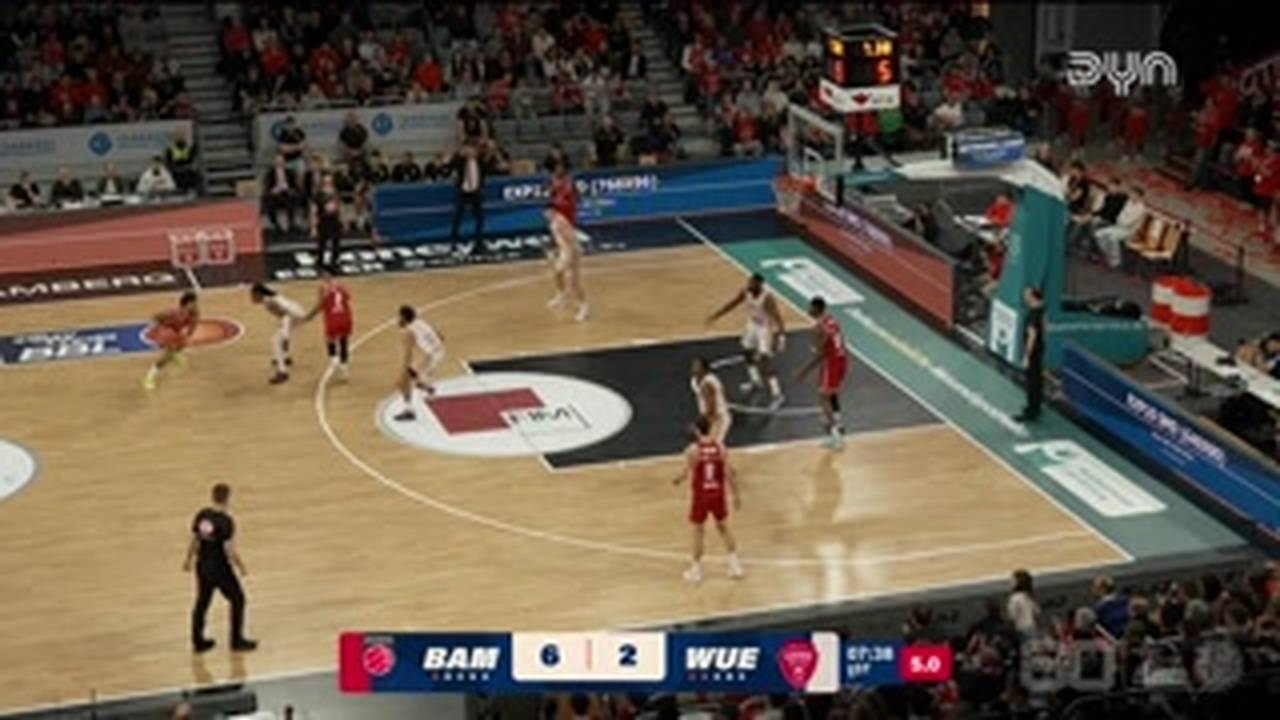 BMA365 Bamberg Baskets - Fitness First Würzburg Baskets | BBL-Highlights