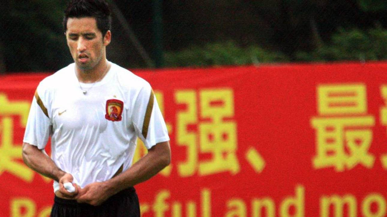 Der Ex-Dortmunder Lucas Barrios spielte von 2012 bis 2013 für Guangzhou Evergrande