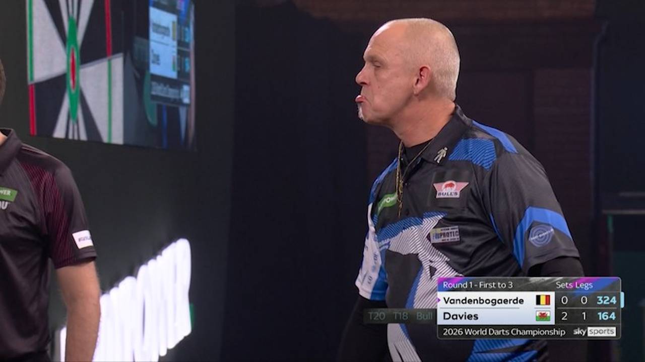 Ist das Baslers Doppelgänger bei der Darts-WM?