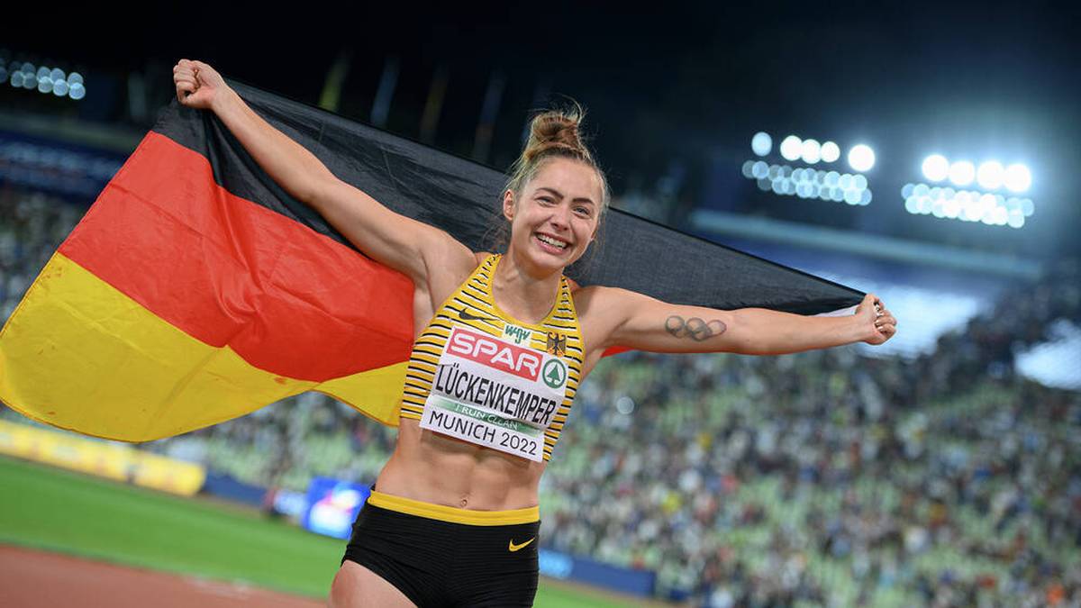 Bei der EM 2022 in München lief Gina Lückenkemper zu ihrem ersten internationalen Titel