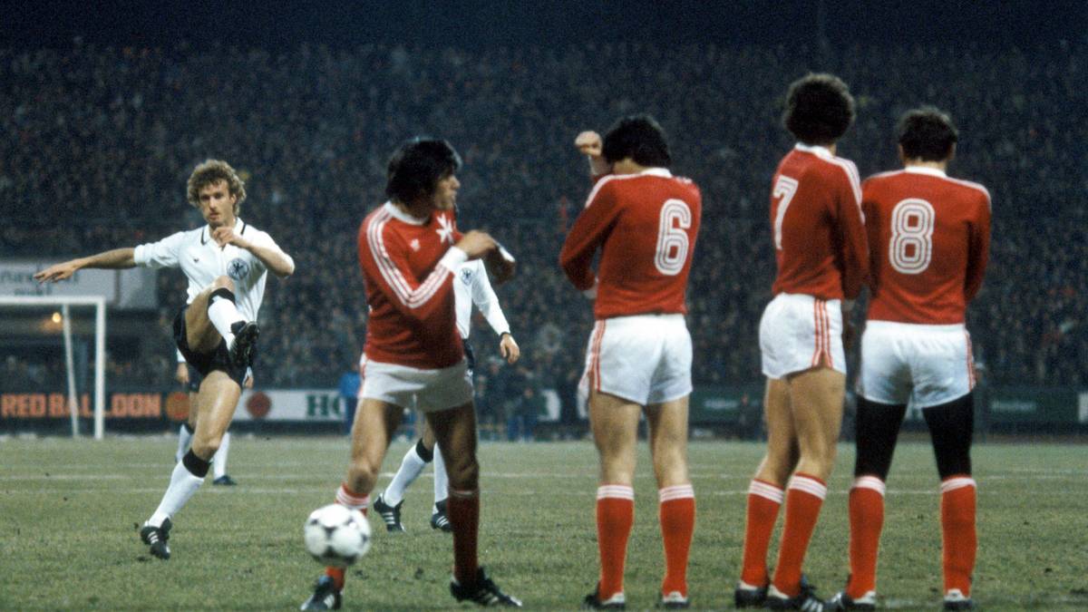 8:0 - MALTA (27. Februar 1980): Fast auf den Tag genau vier Jahre später wieder Malta, wieder 8:0. Im Hinspiel der EM-Qualifikation hatte sich das deutsche Team noch mit 0:0 bei den Maltesern blamiert, in Bremen schießen sich die deutschen Stars dann den Frust von der Seele und holen später den Titel