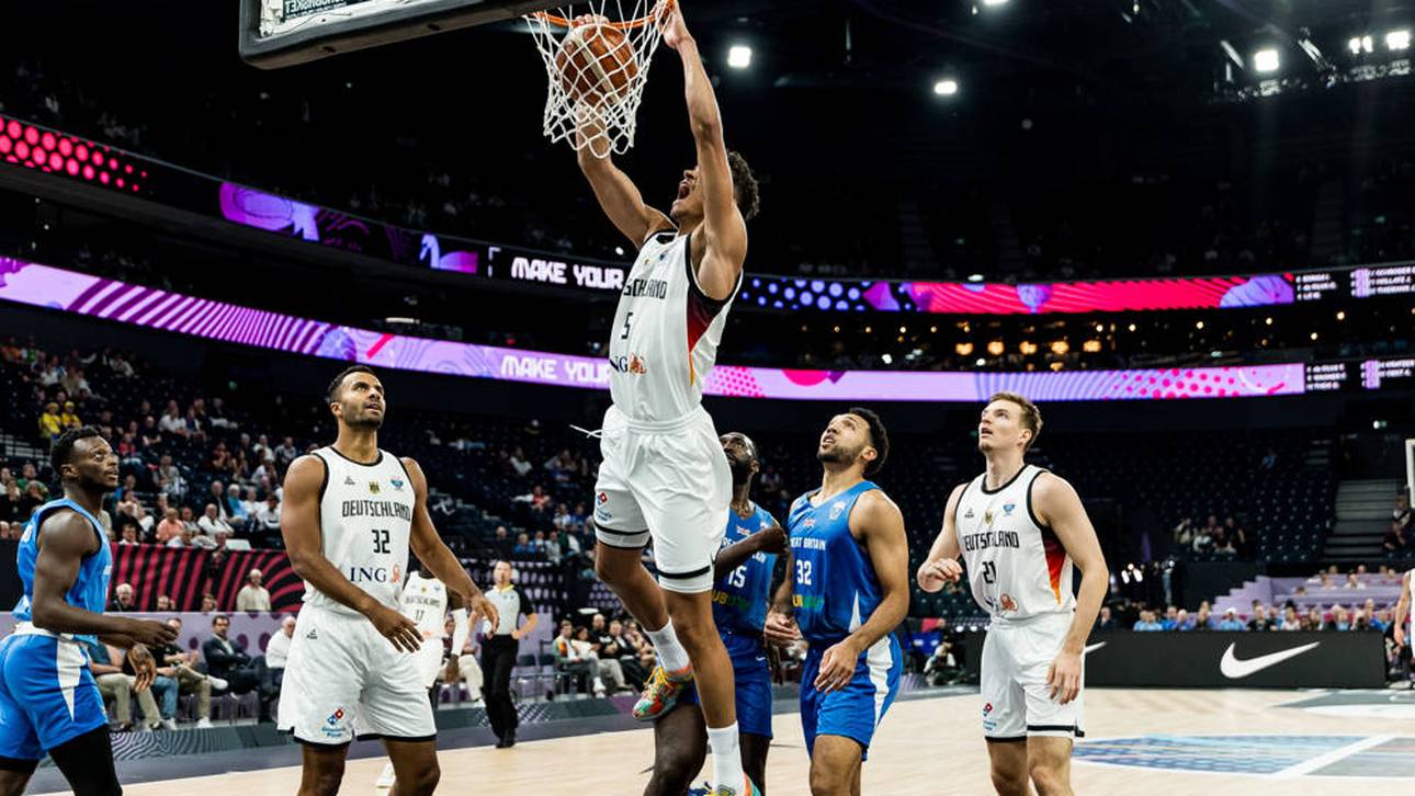 Tristan Da Silva dunkt für Deutschland bei der EM