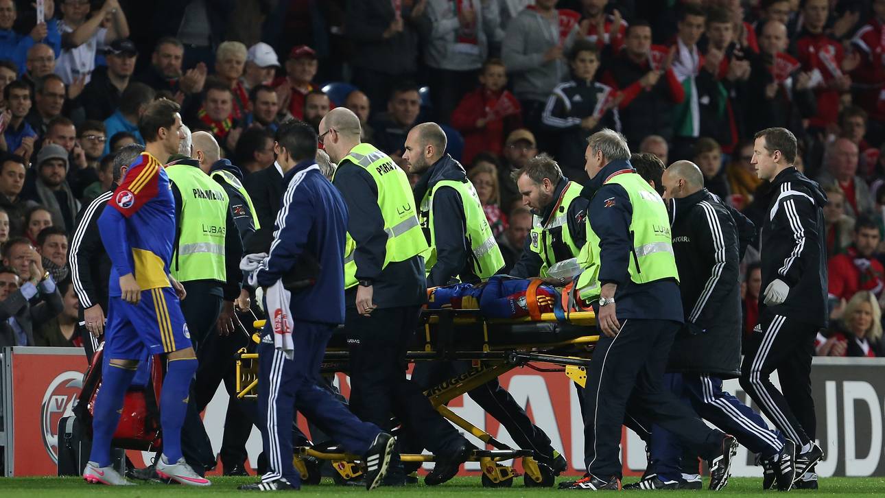 Andorra-Stürmer Moreira kollabiert