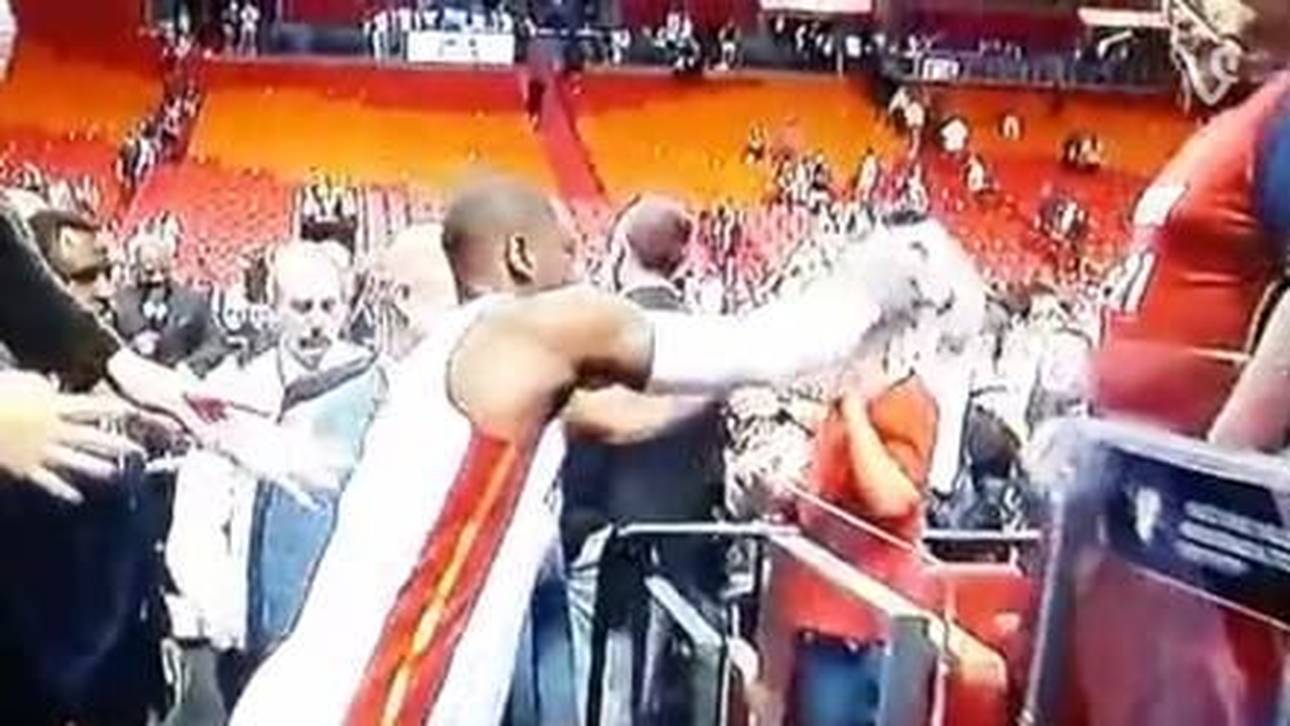 Wade überrascht Fan