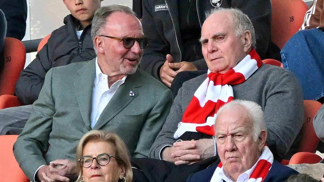 Karl-Heinz Rummenigge (l.) und Uli Hoeneß