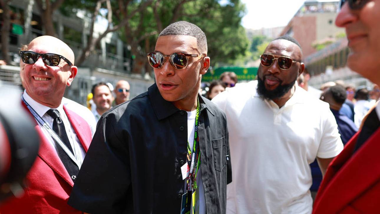 Kylian Mbappé beim Großen Preis von Monaco