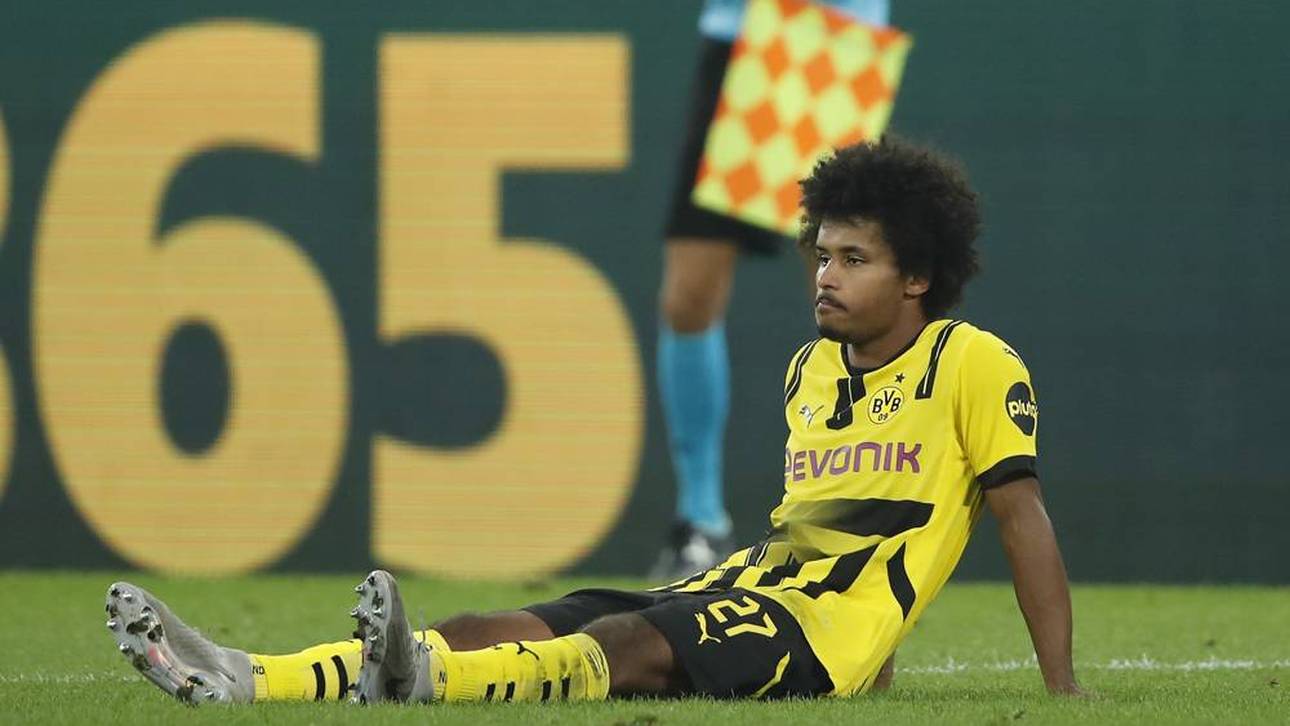 Karim Adeyemi musste gegen Celtic verletzt raus