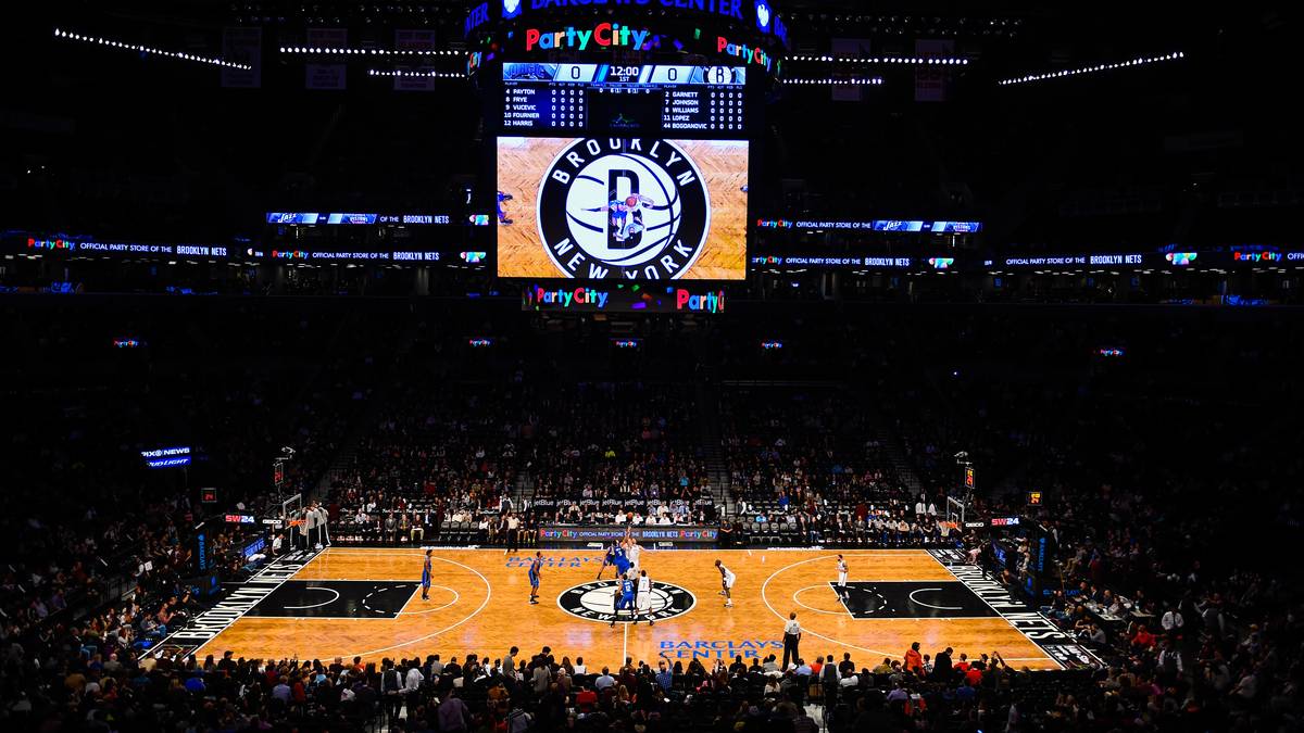 PLATZ 37 - Brooklyn Nets (Basketball, NBA): Wert: 2,35 Milliarden Dollar (+2%), Bruttoeinnahmen: 53 Millionen Dollar