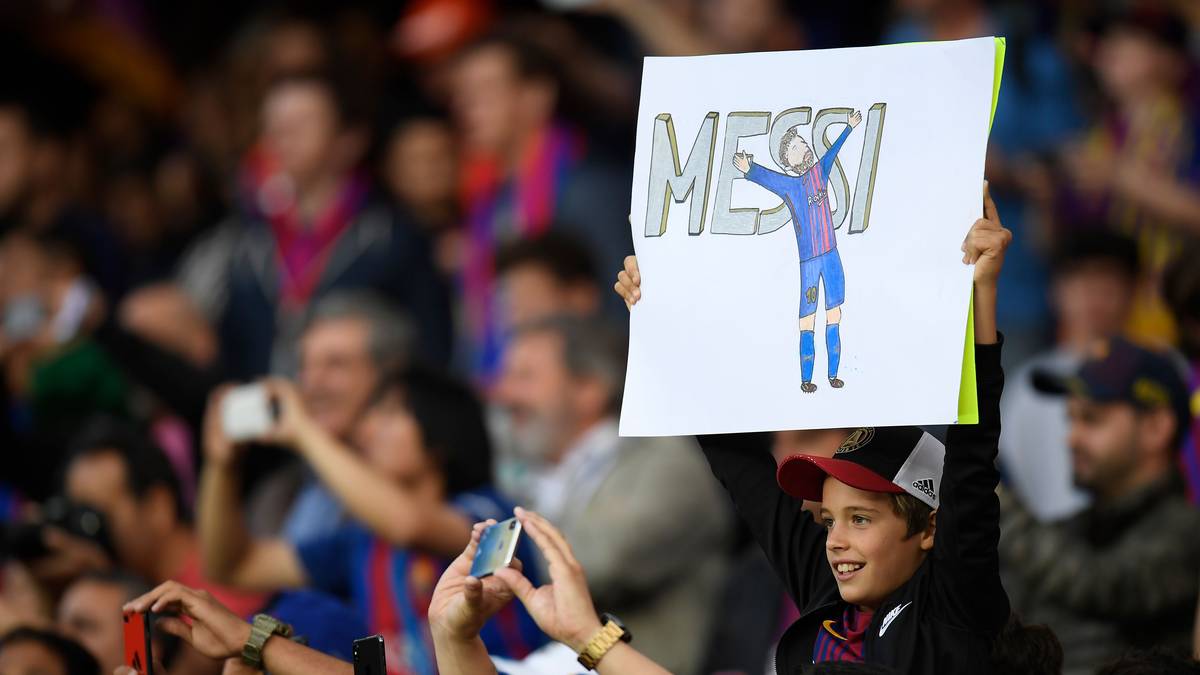 Natürlich steht bei den Kids auch noch Leo Messi im Fokus