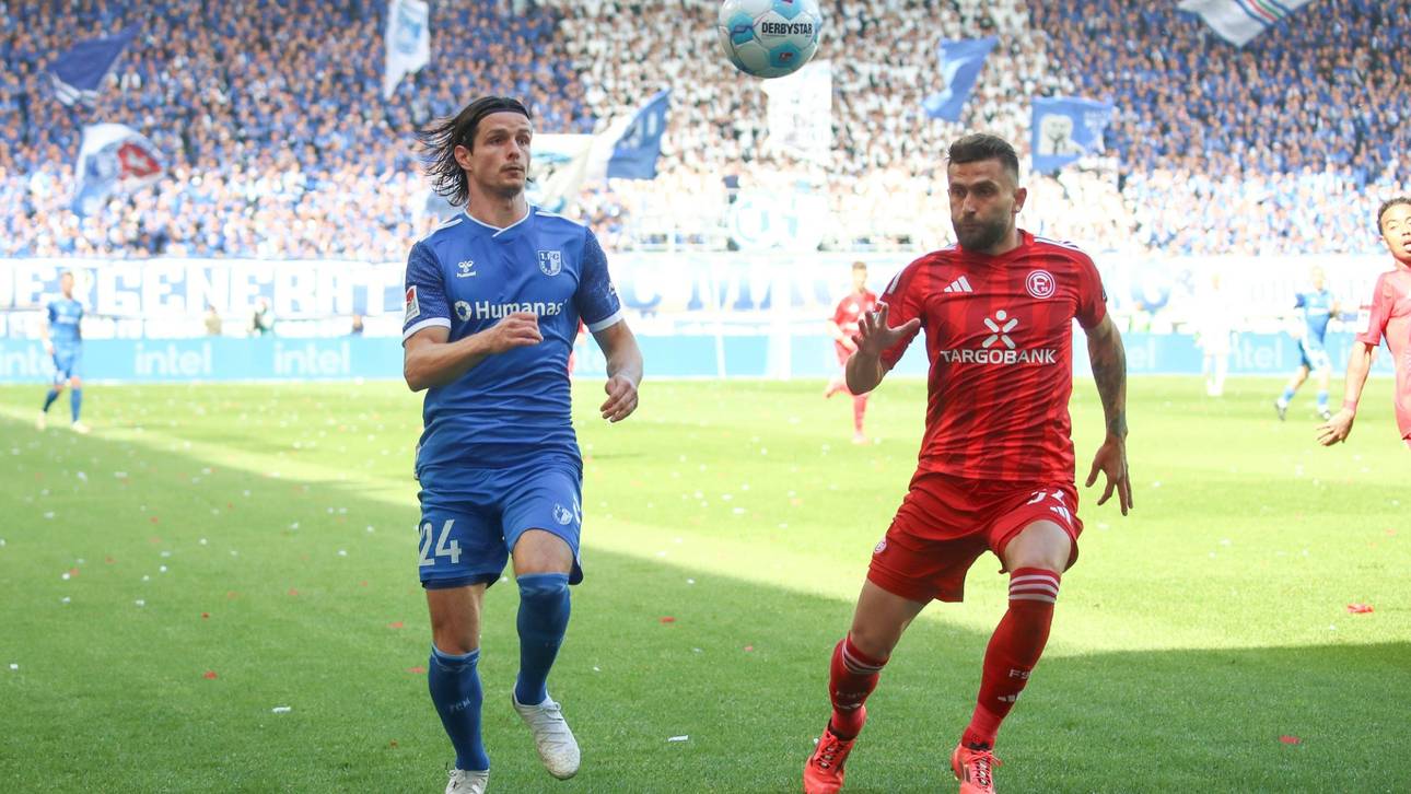 Niederlage in Magdeburg: Düsseldorf verpasst Relegationsrang