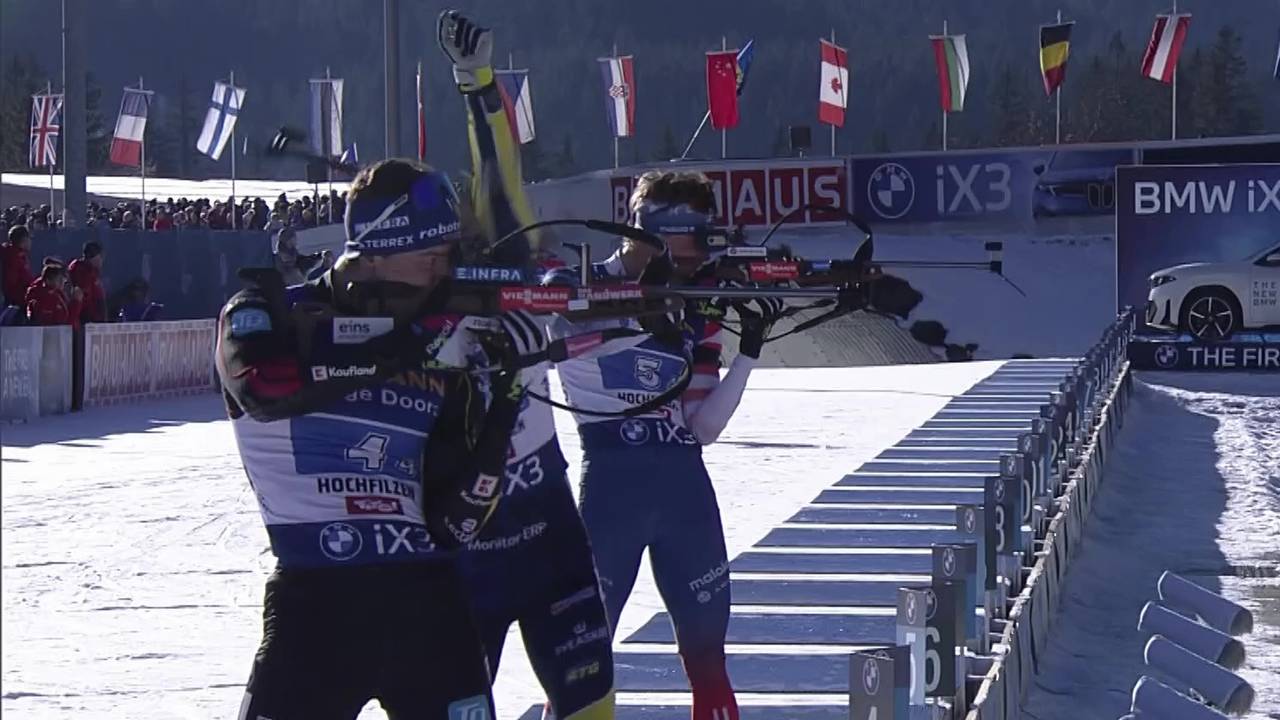 Biathlon-Staffel verpasst Podium