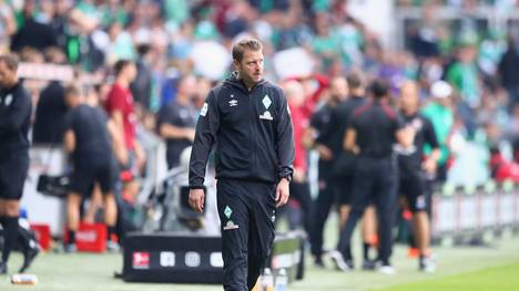 Bremens Trainer Florian Kohfeldt war nach dem Remis gegen Nürnberg angefressen