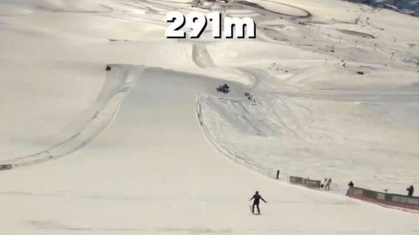 Fast 300 Meter! Wirbel um irren Skisprung-Rekord