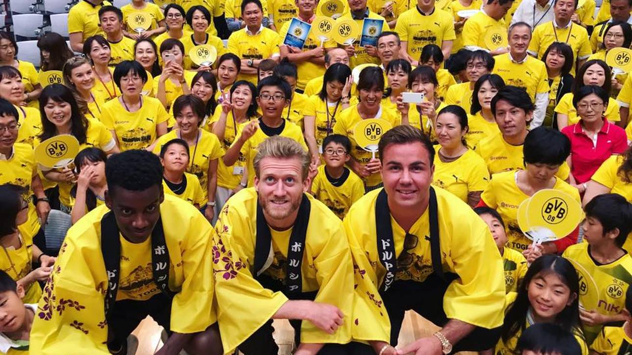 Tokio feiert Dortmunds Ankunft