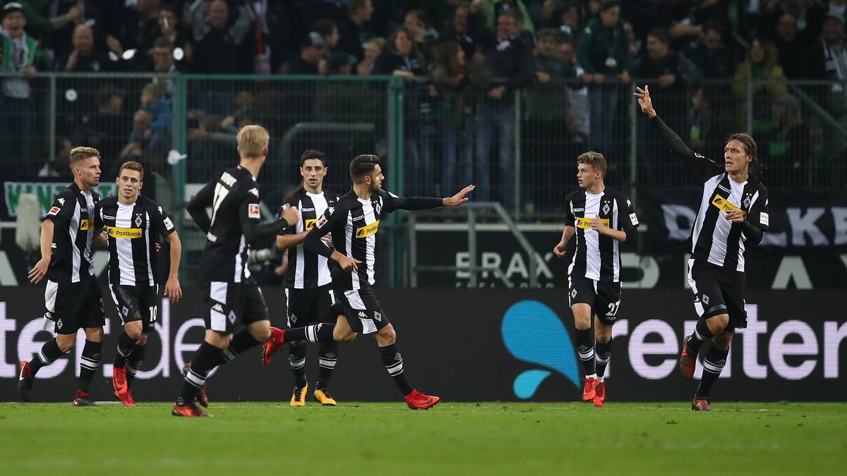 Es bleibt am End ebeim 1:1. Für Gladbach ein glücklicher Punktgewinn
