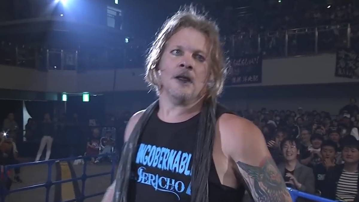 WWE-Legende Chris Jericho trat bei NJPW Wrestling Dontaku als maskierter Angreifer auf