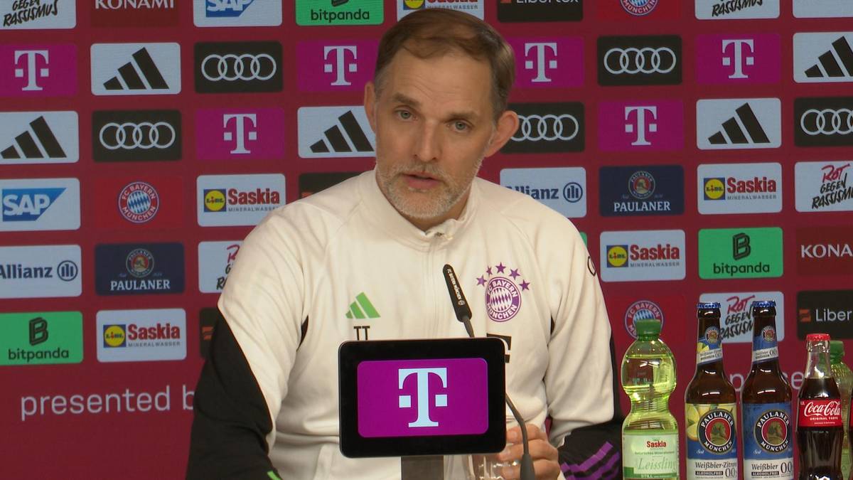 Vor dem Spiel des FC Bayern München gegen den 1. FC Heidenheim spricht Bayern-Trainer Thomas Tuchel über den dritten Torwart Daniel Peretz.