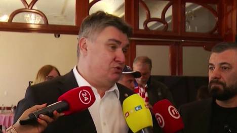 Kroatiens Präsident Zoran Milanovic zeigt sich nach der Halbfinal-Niederlage gegen Argentinien stolz auf die Mannschaft seines Landes. Allerdings hadert er mit dem Elfmeter zum 1:0.