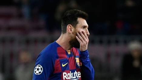 Lionel Messi stolperte mit FC Barcelona gegen Slavia Prag