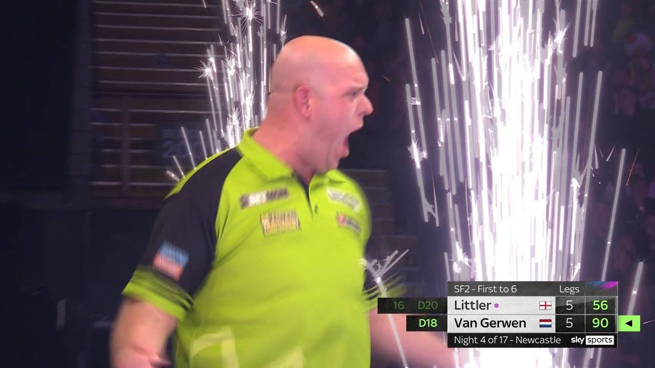 Darts Premier League: Michael van Gerwen gewinnt den dritten Spieltag in Folge
