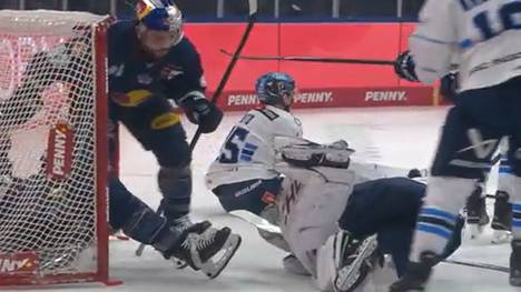 Die Highlights der Eishockey-Partie EHC Red Bull München - ERC Ingolstadt aus den DEL-Playoffs im Video.
