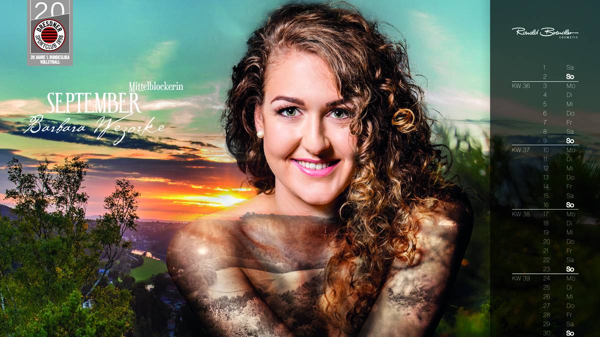 Mittelblockerin Barbara Wezorke (24) zog es aus Bayern nach Sachsen. Vor ihrem Dresdner Engagement spielte sie auch schon in der Schweiz und in Brasilien