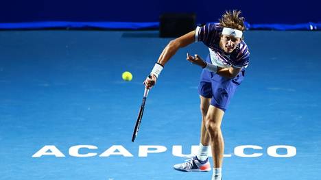 Alexander Zverev steht in der zweiten Runde des ATP-Turniers in Acapulco