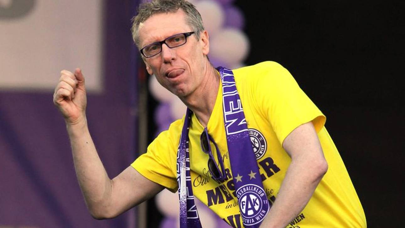 Peter Stöger führte Austria Wien 2013 zum Meistertitel