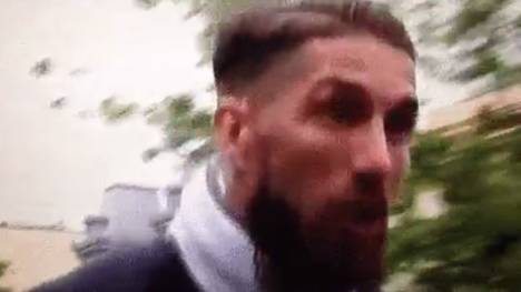 Kopf runter! Sergio Ramos sieht der Gefahr ins Auge