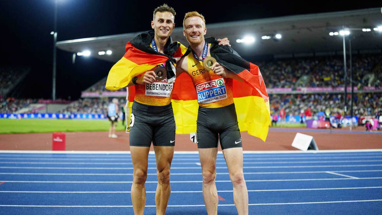 Die beiden EM-Medaillengewinner Karl Bebendorf (l.) und Frederik Ruppert fehlen in Budapest - weil ihre Disziplin nicht Teil des Programms ist