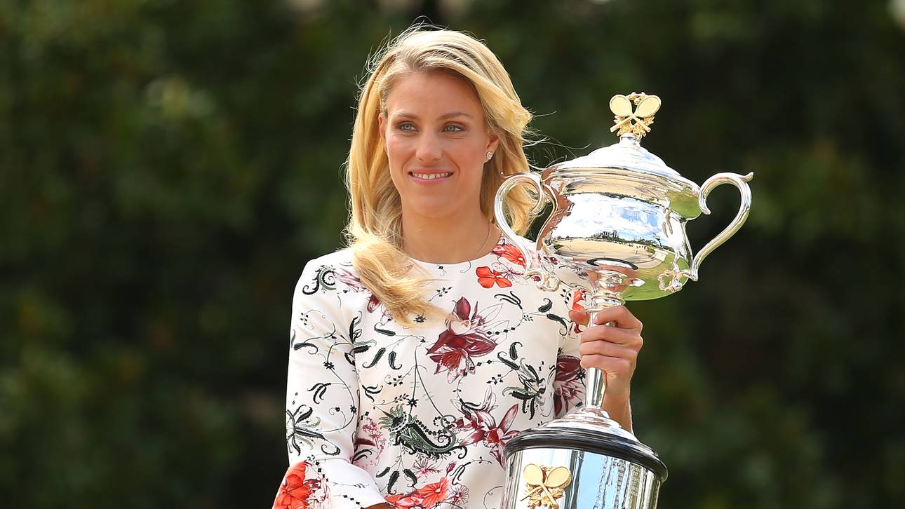 Kerber erhält endlich ihre Trophäe