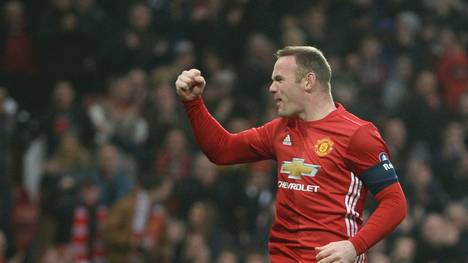 Wayne Rooney erzielte die Führung für United