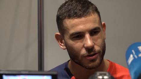 Nach dem Vorbereitungsspiel gegen Inter Mailand wird PSG-Verteidiger Lucas Hernández zur Personalie Ousmane Dembélé befragt. Dieser stünde schließlich vor einem Wechsel zu den Parisern.