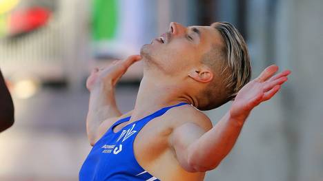 Julian Reus gewann bei der DM in Nürnberg Gold über 100 und 200 m