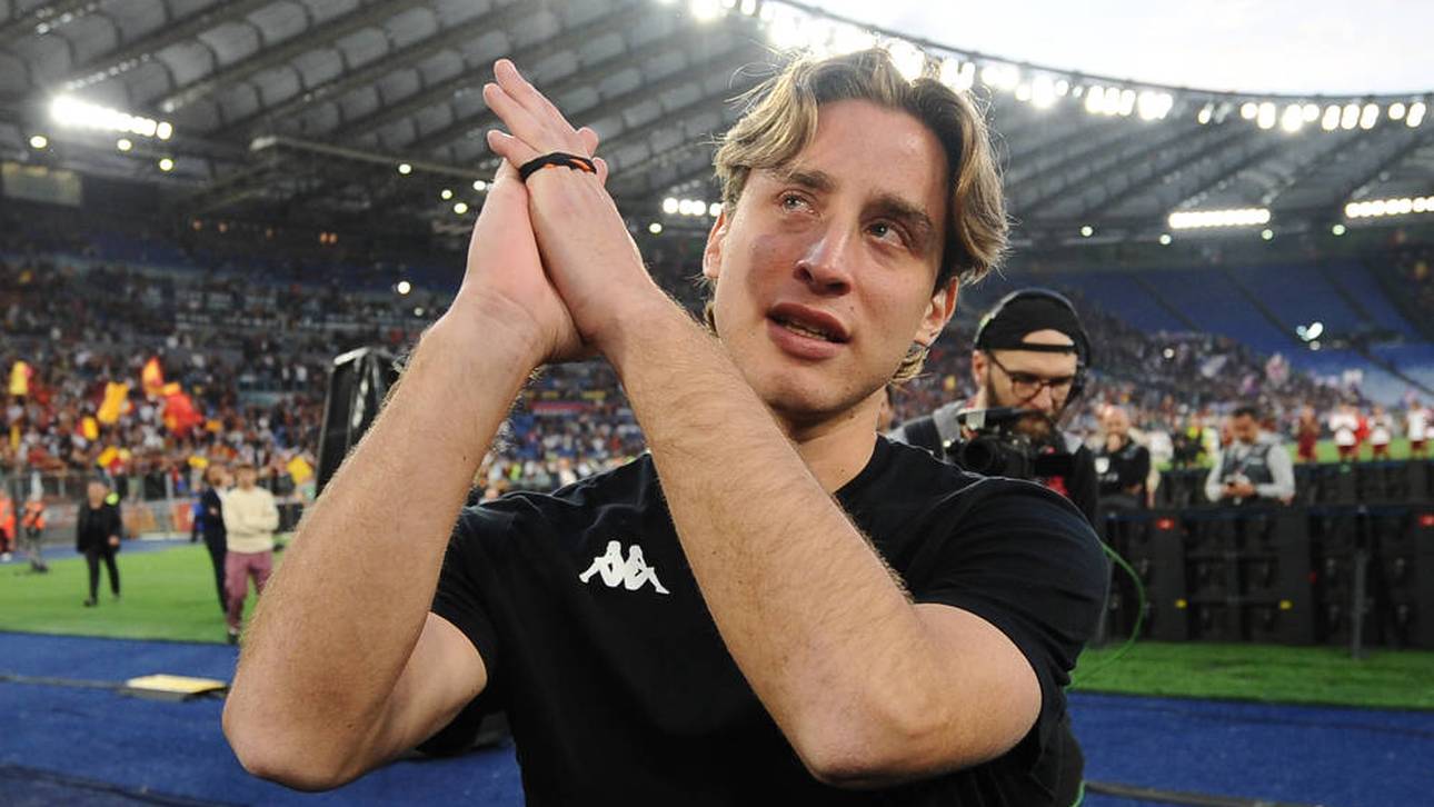 Edoardo Bove bei emotionaler Rückkehr ins Olympiastadion in Rom